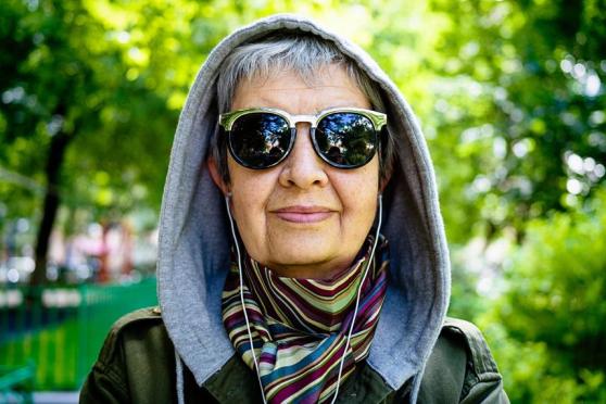 Woman with glasses 